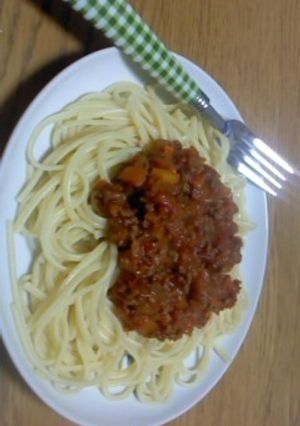 ミートソーススパゲッティ-レシピのメイン写真