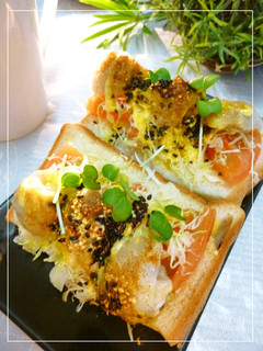 リメイク*焼売のカレー風味トースト-レシピのメイン写真