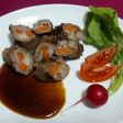 牛肉のレンコン巻きのせぽん