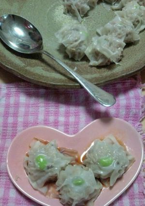 ちょっとがんばる（笑）蒸しシューマイ-レシピのメイン写真