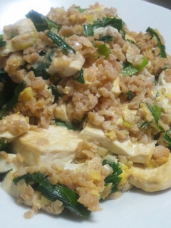 ニラ豆腐チャンプルー-レシピのメイン写真