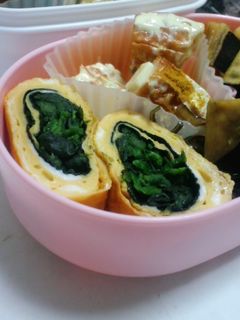 ほうれん草と海苔のたまご焼き-レシピのメイン写真