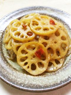 シャキッ!レンコンのきんぴら風甘辛煮☆-レシピのメイン写真