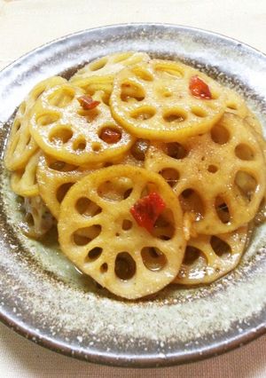 シャキッ！レンコンのきんぴら風甘辛煮☆-レシピのメイン写真