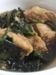 ✿簡単おいしい✿ほうれん草と厚揚げの煮物-レシピのメイン写真