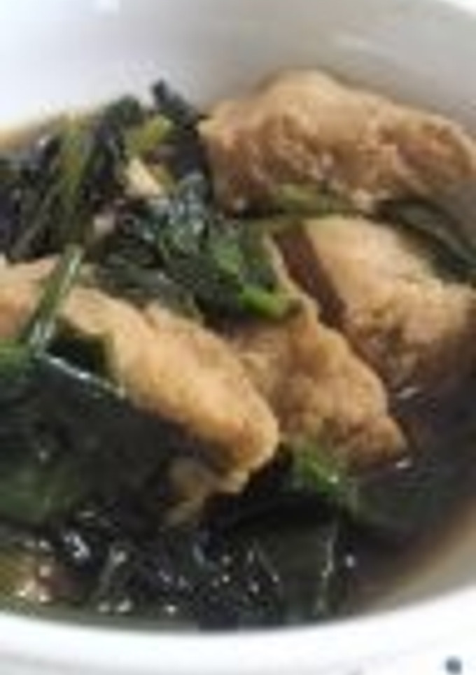 ✿簡単おいしい✿ほうれん草と厚揚げの煮物-レシピのメイン写真