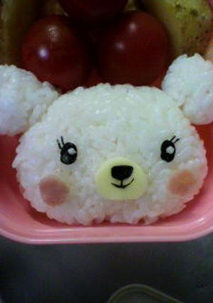キャラ弁＊しろくまちゃん-レシピのメイン写真