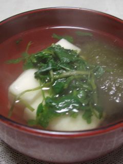 丸鶏がらスープで作るかんたんな雑煮-レシピのメイン写真