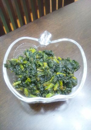ご飯が進む！！大根菜の味噌炒め-レシピのメイン写真