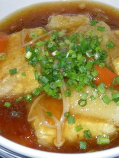 意外と簡単! ボリューム満点揚げ出し豆腐-レシピのメイン写真