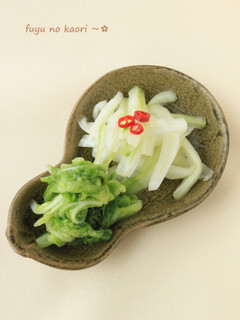 冬の香り✿白だしで簡単!白菜の漬物-レシピのメイン写真