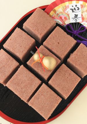 お正月の和菓子✿こしあんで気軽に♪浮島-レシピのメイン写真