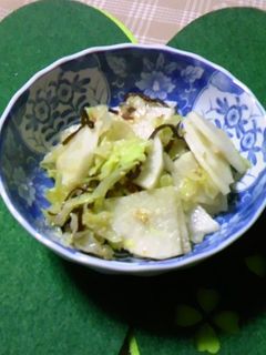 大根とキャベツの和え物-レシピのメイン写真