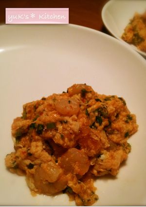 豆腐エビチリ炒め-レシピのメイン写真