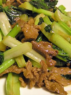 本格的な牛肉と青菜のオイスターソース炒め-レシピのメイン写真