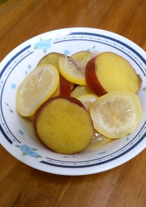 さつまいものメイプルレモン煮-レシピのメイン写真
