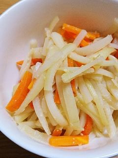 大根の皮できんぴら風炒め煮-レシピのメイン写真