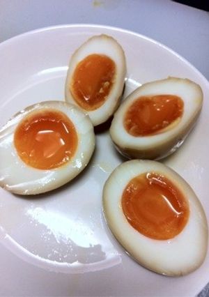 簡単★おつまみやラーメンに♡半熟！煮卵-レシピのメイン写真