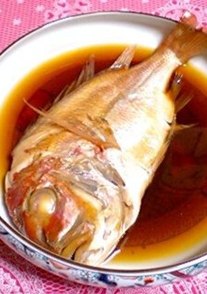 簡単豪華！生姜無し！連子鯛の甘辛煮付け♡-レシピのメイン写真