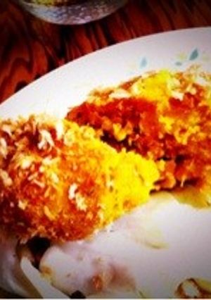 ノンオイル✰味付き南瓜コロッケ-レシピのメイン写真