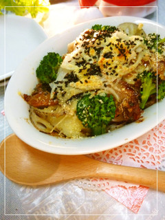 さんまと蓮根・じゃが芋のチーズ焼き-レシピのメイン写真