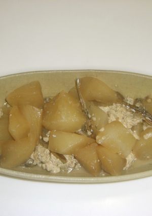 素朴！煮干し入り☆大根と豆腐の煮物-レシピのメイン写真
