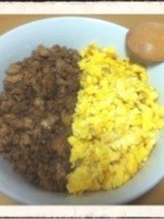 一瞬☆鶏そぼろ丼-レシピのメイン写真