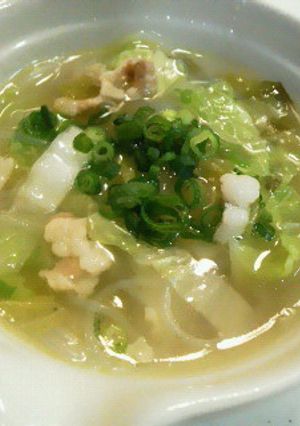 あったまる〜♪大満足白菜たっぷりスープ-レシピのメイン写真