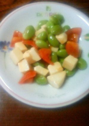 枝豆とチーズとプチトマトのサラダ-レシピのメイン写真