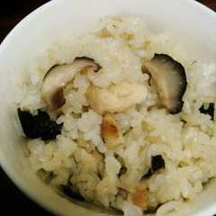 簡単で感動の味☆鶏と椎茸の塩炊き込みご飯-レシピのメイン写真
