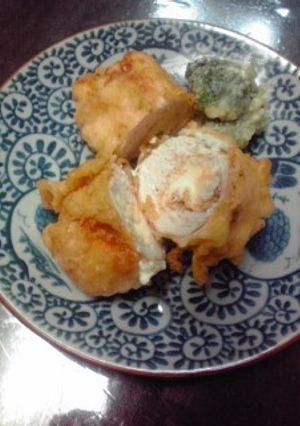 鶏ムネ肉巻き巻き天ぷら-レシピのメイン写真