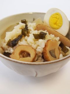 残ったおでんで♪炊き込みご飯。-レシピのメイン写真