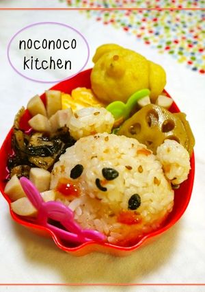 くまちゃん♡キャラ弁♡-レシピのメイン写真