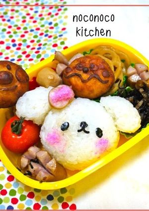 まっしろわんちゃん♡キャラ弁♡-レシピのメイン写真