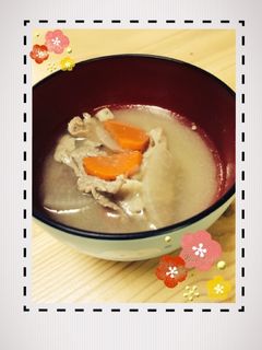 決め手は生姜!あったか豚汁-レシピのメイン写真