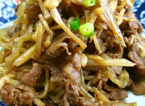 牛肉とごぼうのすき焼き風煮。お弁当にも！-レシピのメイン写真