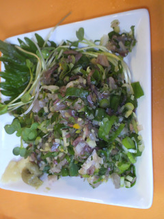 魚☆肴☆鰺のたたき☆簡単ヘルシー☆-レシピのメイン写真