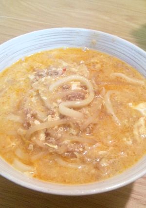 ピリ辛胡麻味噌うどん-レシピのメイン写真