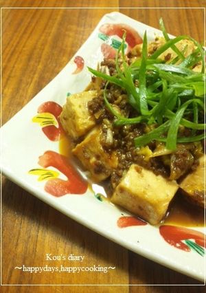 簡単！ヘルシー！すき焼き風肉豆腐♪-レシピのメイン写真