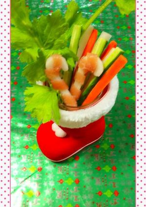 クリスマス☆スティックサラダ♪-レシピのメイン写真