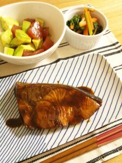 冷凍してストック☆ぶりの照り焼き-レシピのメイン写真