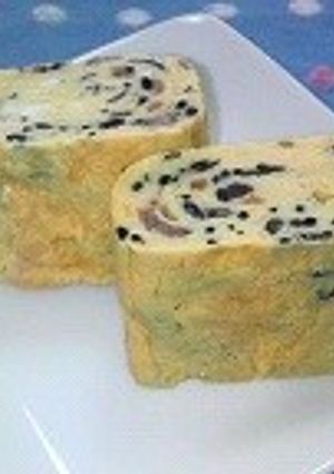 ひじきの入った玉子焼き-レシピのメイン写真