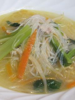 緑豆春雨の具だくさんスープ-レシピのメイン写真