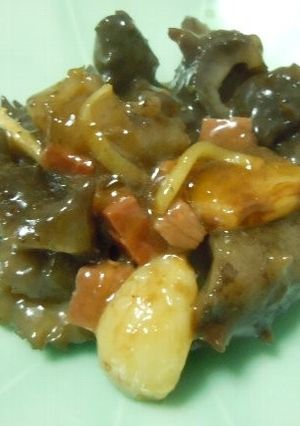 ほしなまこと金華ハムのニンニク煮込み-レシピのメイン写真