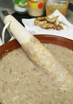 母の味 味噌が効いてる自然薯のとろろ-レシピのメイン写真