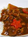 豚こまで節約！でも味は濃厚カレー♪