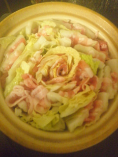 白菜と豚ばら肉の蒸し煮鍋-レシピのメイン写真