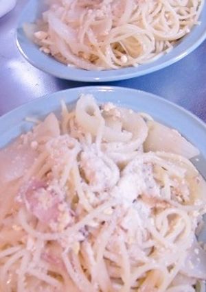 手抜きですみません、カルボナーラ風-レシピのメイン写真