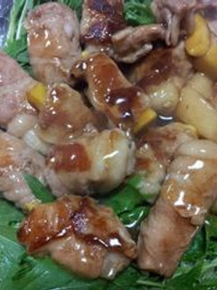 豚肉、巻き巻きあんかけ-レシピのメイン写真