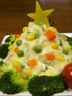 ★☆クリスマスツリーのポテサラ☆★-レシピのメイン写真